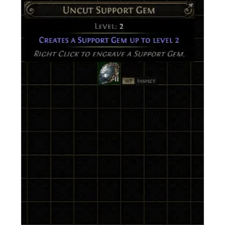  Early Access Softcore Uncut Support Gem lv.2   Path of Exile 2