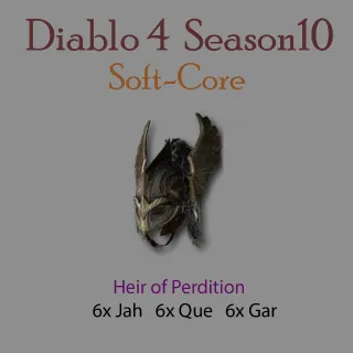 S10 2x Rune set for Heir of Perdition Diablo 4