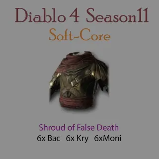 S11 x4 Shroud of False Death Diablo 4