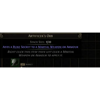 Path of Exile 2 Early Access Softcore x20 Artificer's Orb