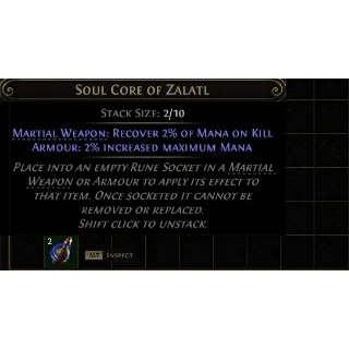 Path of Exile 2 Early Access Softcore x3 Soul Core of Zalatl