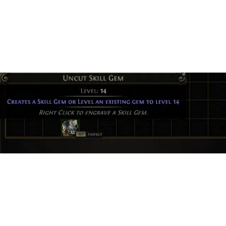 Path of Exile 2 Early Access Softcore LV 14 Uncut Skill Gem x3 