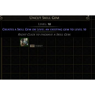  Early Access Softcore Uncut Skill Gem LV.10   Path of Exile 2