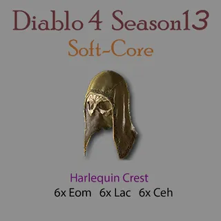 S13  Rune set for Harlequin Crest Diablo 4