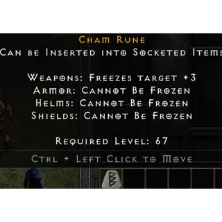 Diablo 2 Resurrected #32 Cham Rune Season 13 Ladder SC REIGN OF THE WARLOCK