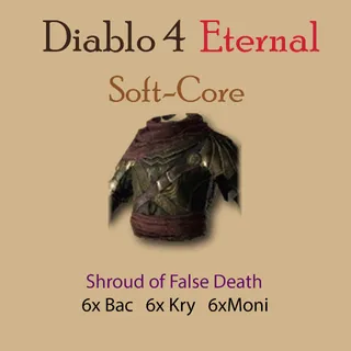 Eternal ( Non Season)  Rune set for Shroud of False Death Diablo 4