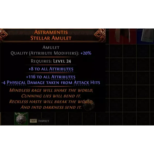 Astramentis Stellar Amulet Path of Exile 2 Early Access Softcore Path