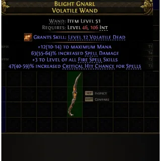 Path of Exile 2 Early Access Softcore Volatile Wand