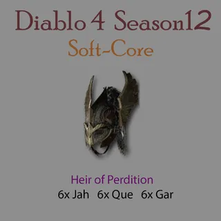 S12 Rune set for Heir of Perdition Diablo 4