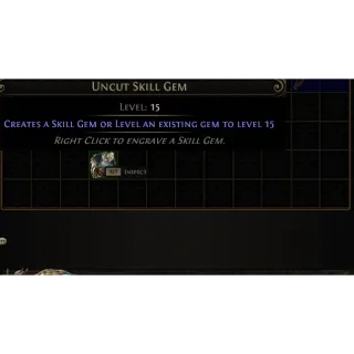 Path of Exile 2 Early Access Softcore Uncut Skill Gem LV 15