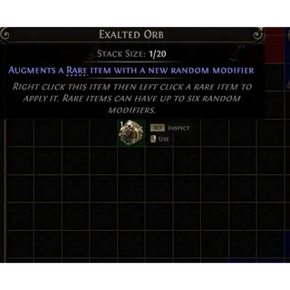 x5000 Exalted Orb Path of Exile 2 Fate of the Vaal SC POE 2