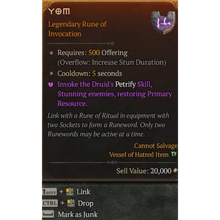 6x Yom Diablo 4 S13