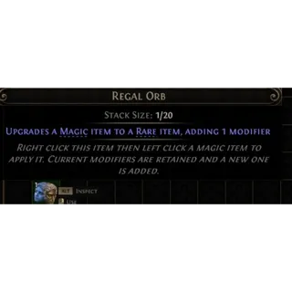 x100 Regal orb Runes Of Aldur League Path of Exile 2 POE 2