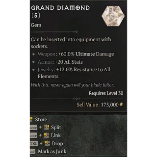 S11 Grand Diamond x3  Diablo 4 