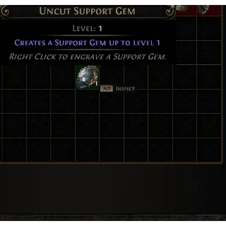  Early Access Softcore Uncut Support Gem lv1 x3   Path of Exile 2