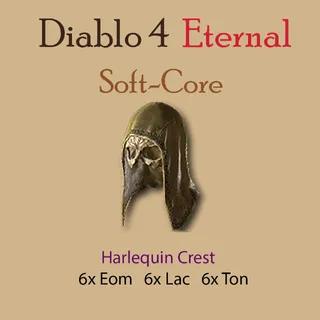 Eternal ( Non Season) SC Rune set for Harlequin Crest Diablo 4