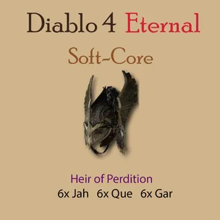 Eternal Rune set for Heir of Perdition Diablo 4 ( Non Season )