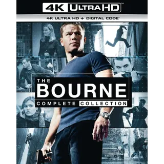 The Bourne Complete Collection (4K) Movies Anywhere "(5) Movies On One Code"