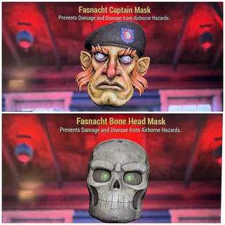 Bone Head & Captain Mask