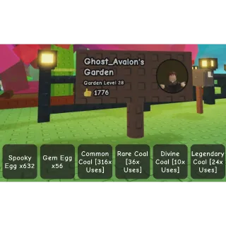 1.77K GARDEN LIKES -1 HUGE CANDY BLOSSOM TREE/4 HUGE BONE BLOSSOM TREE /- ALL ACHIEVEMENTS COMPLETED ETC PLS READ DESCRIPTION