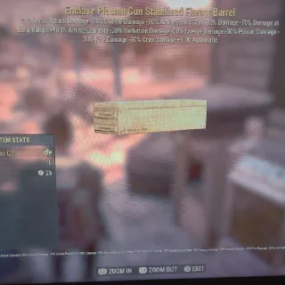 Enclave stabilized flamer barrel