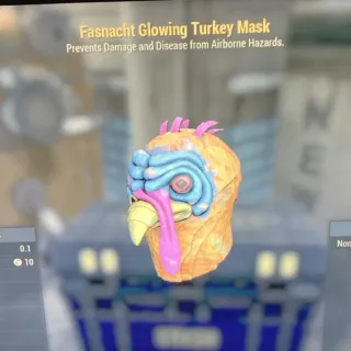 Apparel | Glowing turkey Mask