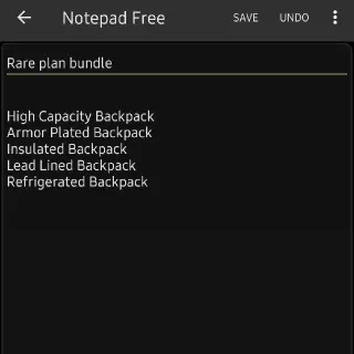 Recipe | Backpack Bundle