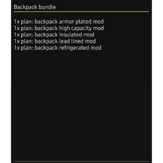 Plan | Back Pack Plan Bundle