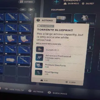 1x Torrente Blueprint