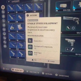 1x Stable Stock 2 Blueprint