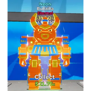 FORTNITE STEAL A BRAINROT BULLZILLA NEON