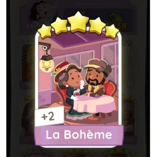 La Boheme Monopoly GO stickers
