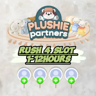 4 Slot Plushie Partners completion (80k)| Monopoly Go