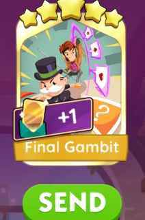 Final Gambit - Monopoly GO - Goold card