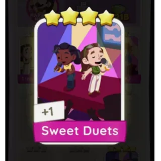 Sweet Duets Monopoly GO stickers