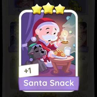 Santa Snack Monopoly Go