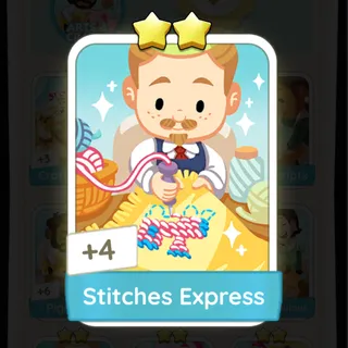 Stitches Express Monopoly Go