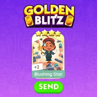 Blushing Star - Monopoly GO - Goold card