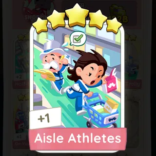 Aisle Athletes Monopoly Go