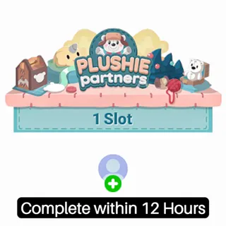 1 Slot Plushie Partners completion (80k)| Monopoly Go