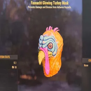 Fasnacht Glowing Turkey