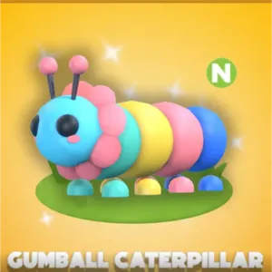 neon gumball caterpillar