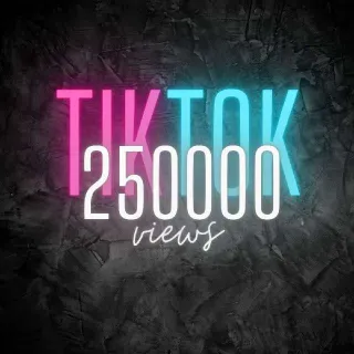 🔥 250000 TikTok views (250k)