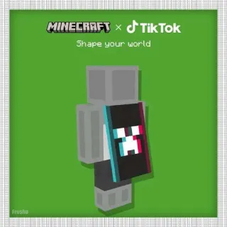🌲 Minecraft X TikTok Cape