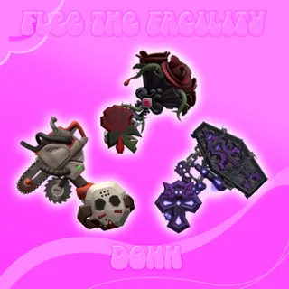 GOTHIC BOUQUET + PSYCHO CHAINSAW + BATWING BASHER SET