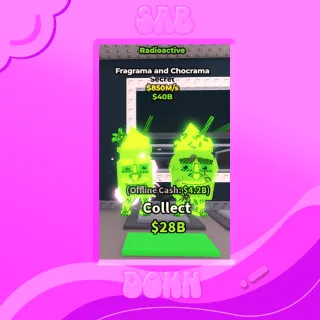 RADIOACTIVE FRAGRAMA AND CHOCRAMA 850M/S