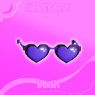 4x PURPLE HEART GLASSES