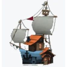 Pirate Ship House 