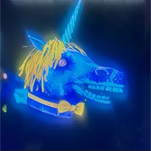 Glowing Unicorn Mask