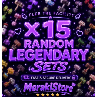 x20 Random Legendary Sets CHEAP!! | Flee the facility